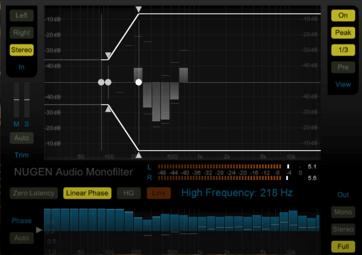 Nugen Audio Monofilter